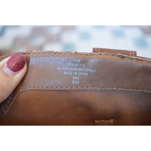 Indigo Rd. Raldey Brown Black Western Cowboy Boots Womens Size 11 Casual Boho - Picture 8 of 13